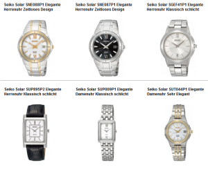 Seiko Armbanduhren