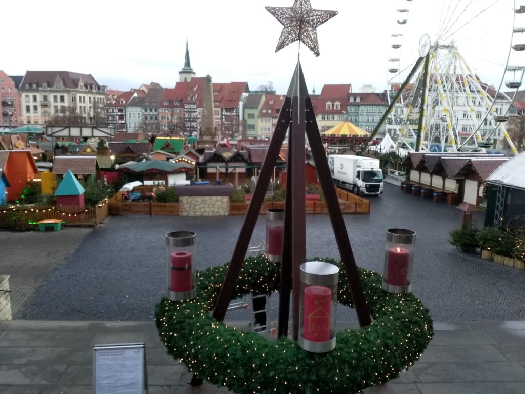 Erfurter Adventskranz Domstufen
